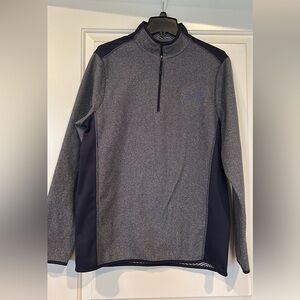Under Armour Men's Two-Tone Gray and Navy quarter zip